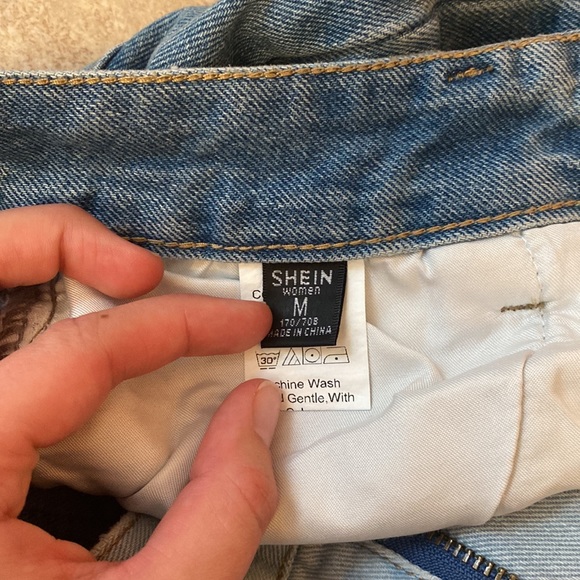 Two toned straight leg jeans - Picture 7 of 8